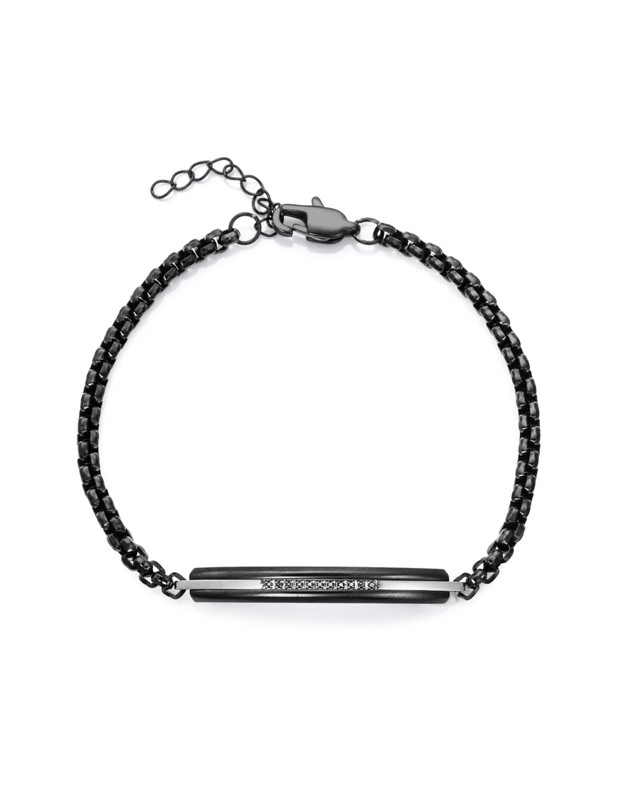 Puls Acero Ip Negro Circ Sr Fashion