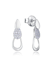 Sterling Silver Earrings With Rhodium Plating, 3