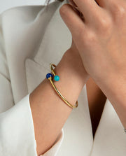 Puls Acero Ip Dorado Piedra Nat Sra Fashion
