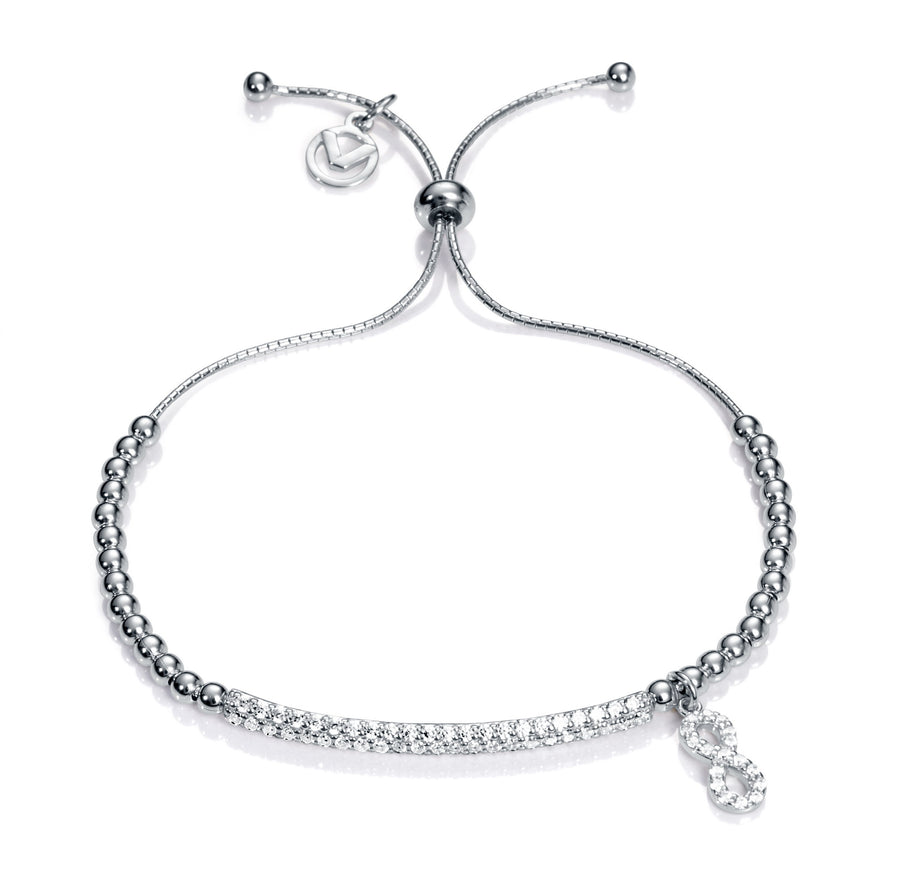 Pulsera Plata Y Circonitas Sra Jewels