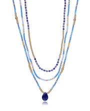Collar Acero Ip Dorado Piedras, Crist Sr Fsn