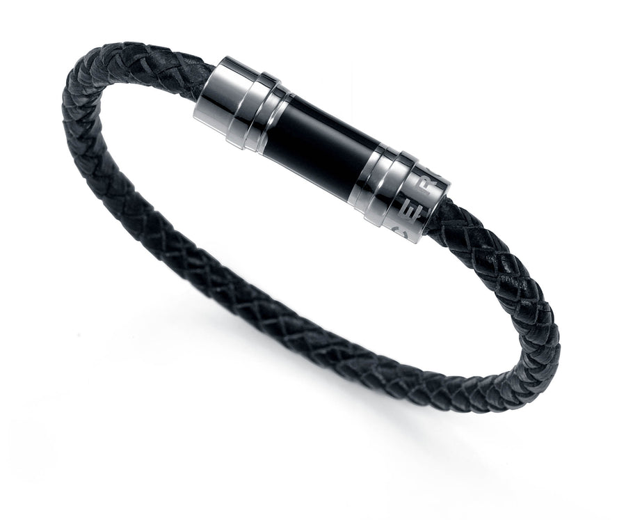 Pulsera  Acero Ip Negro Cab Fashion