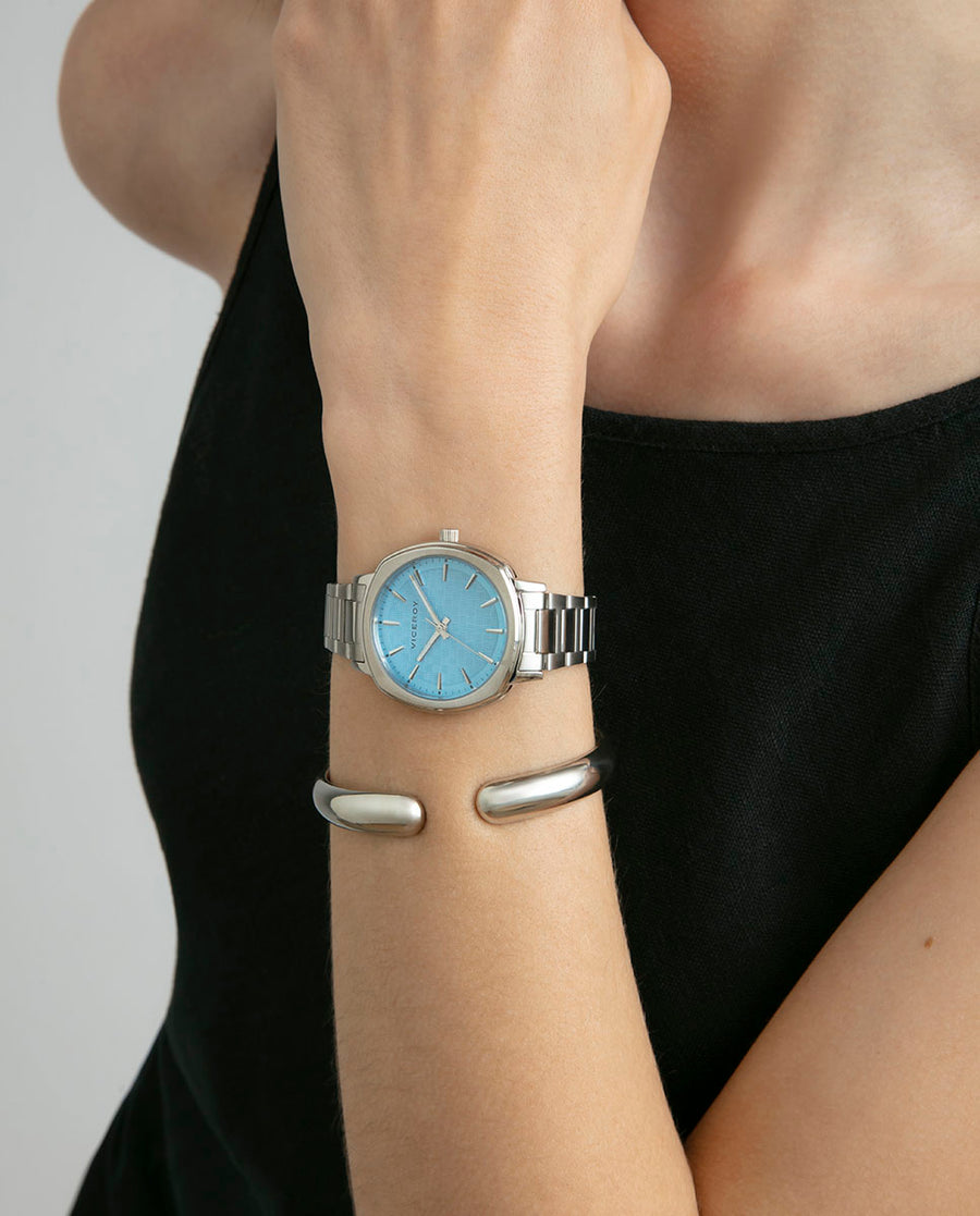 Reloj Acero Brazalete Sra Va