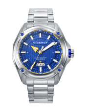 Reloj Acero Ip Azul Brazalete Sr Va