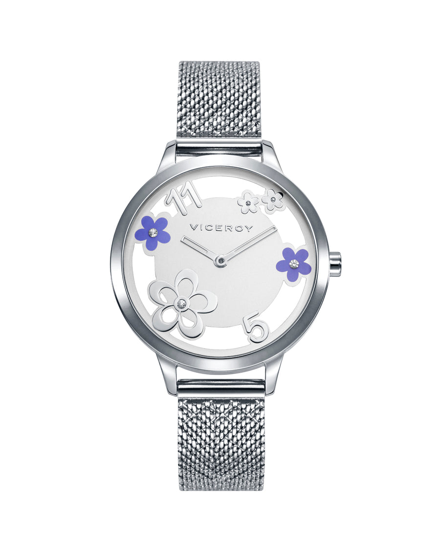 Reloj Acero Brazalete Sra Va
