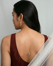 Pend Plata De Ley Baño Oro Piedra Sra Jewels
