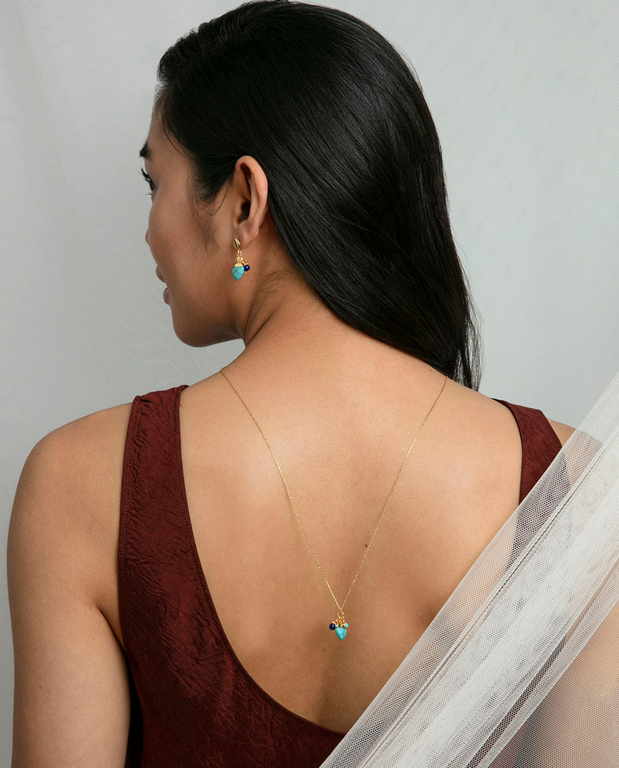 Pend Plata De Ley Baño Oro Piedra Sra Jewels