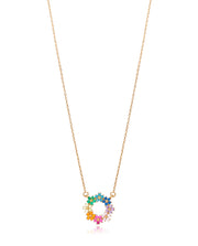 Collier multi-fleurs en argent sterling et or Mrs. Jwls
