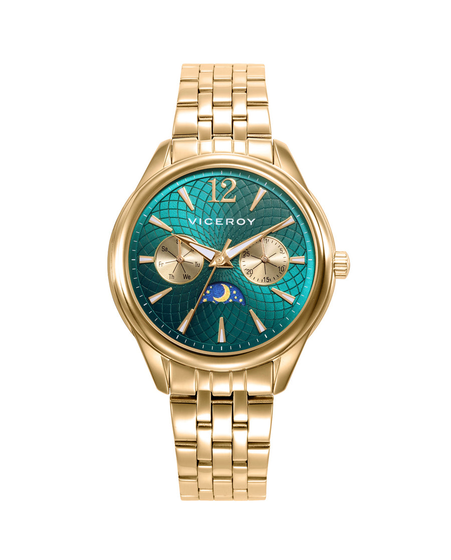 Multi Acero Ip Dorado Brazalete Sra Va