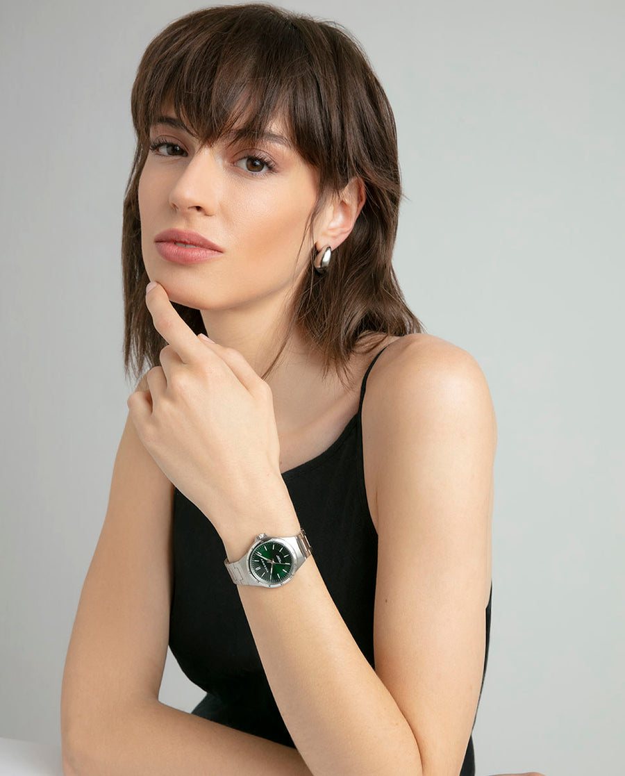 Reloj Acero Brazalete Sra Va
