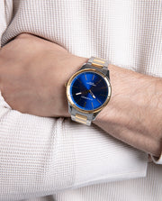 Reloj Acero Ip Dorado Brazalete Sr Va