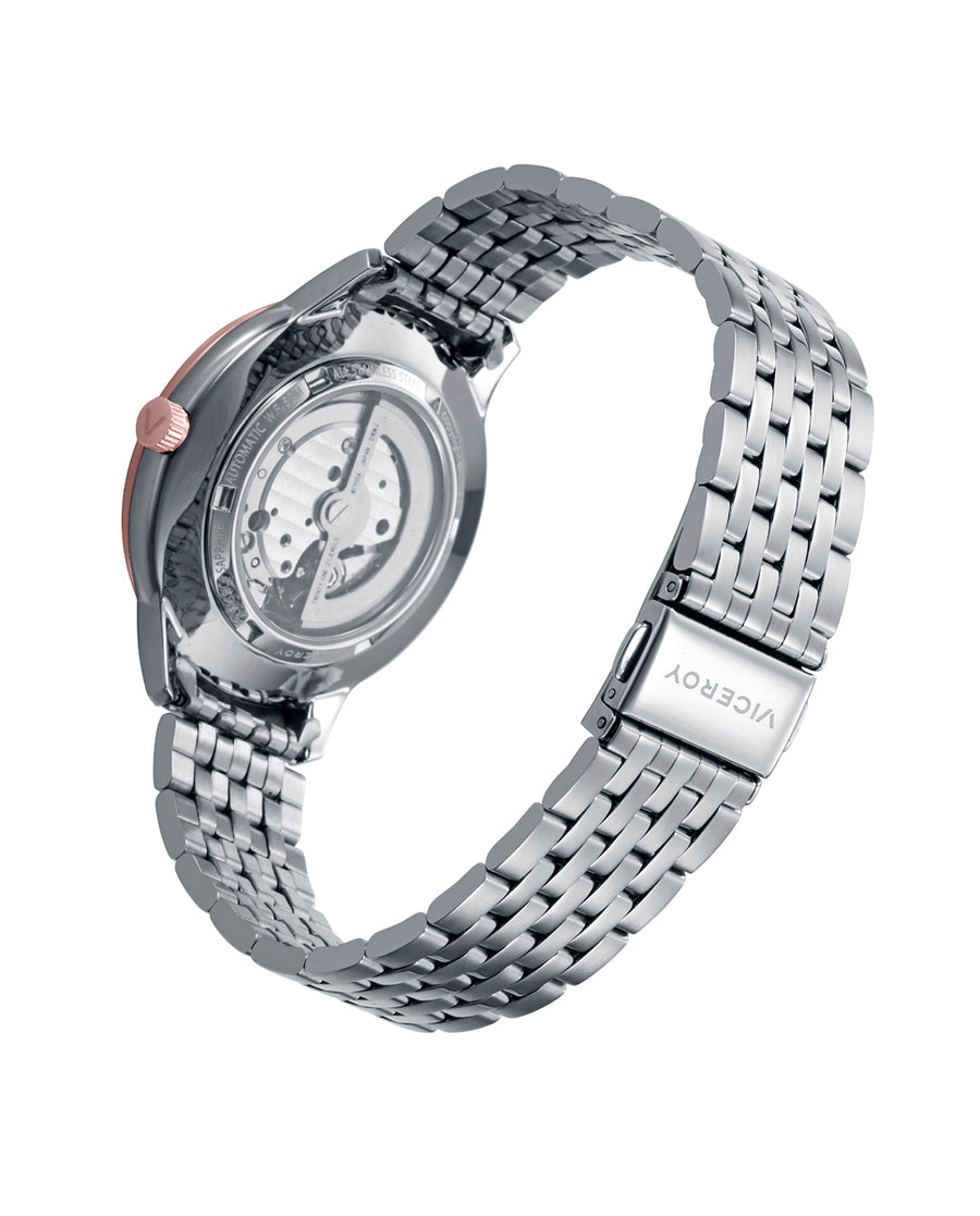 Automático Acero Ip Rosa Brazalete Sr Va