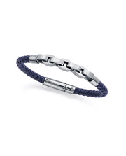 Puls Acero Y Piel Azul Sr Fashion
