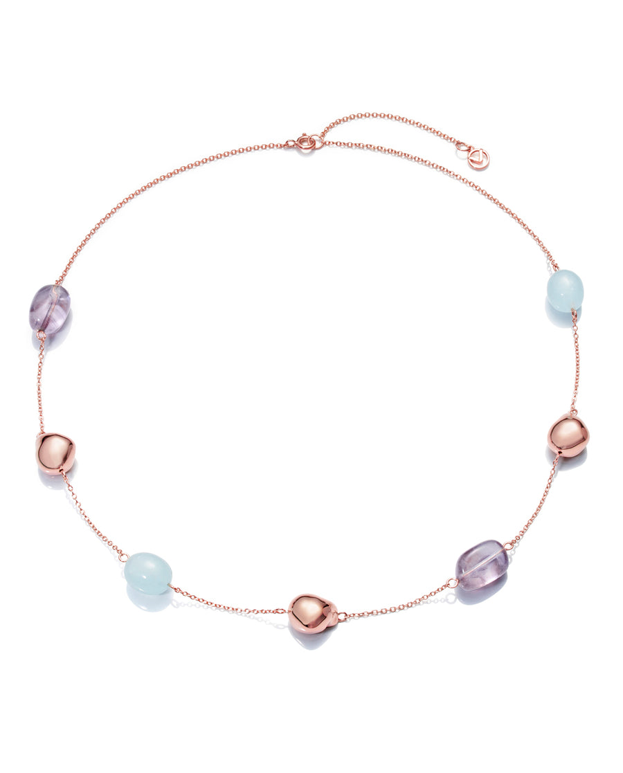 Collar Plata De Ley Amatista Sra Jewels