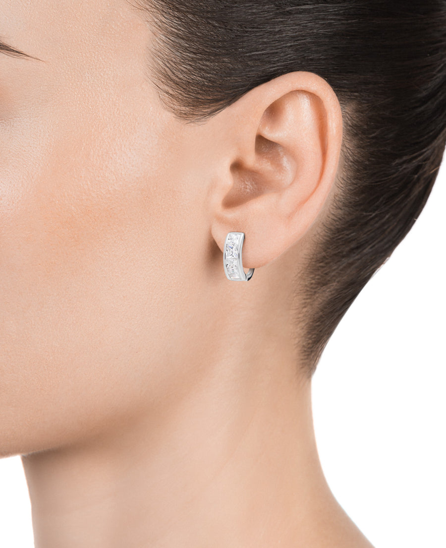Criollas Plata Y Circonitas 12 Mm Sra Jew Expos