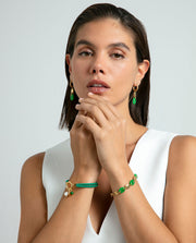 Pend Acero Ip Dorado Piedra Nat Sra Fashion