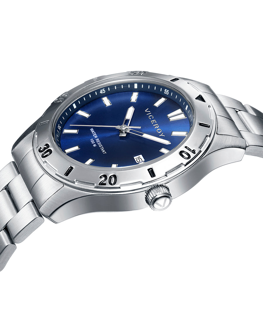 Reloj Acero Brazalete Sr Va