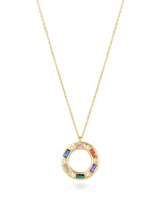 Collar Plata De Ley Baño Oro Circ Jewels