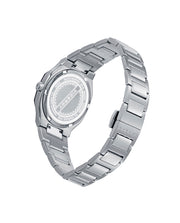Reloj Acero Ip Negro Brazalete Sra Va