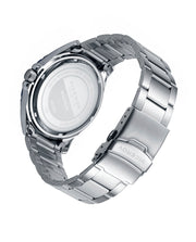 Reloj Acero Ip Azul Brazalete Sr Va