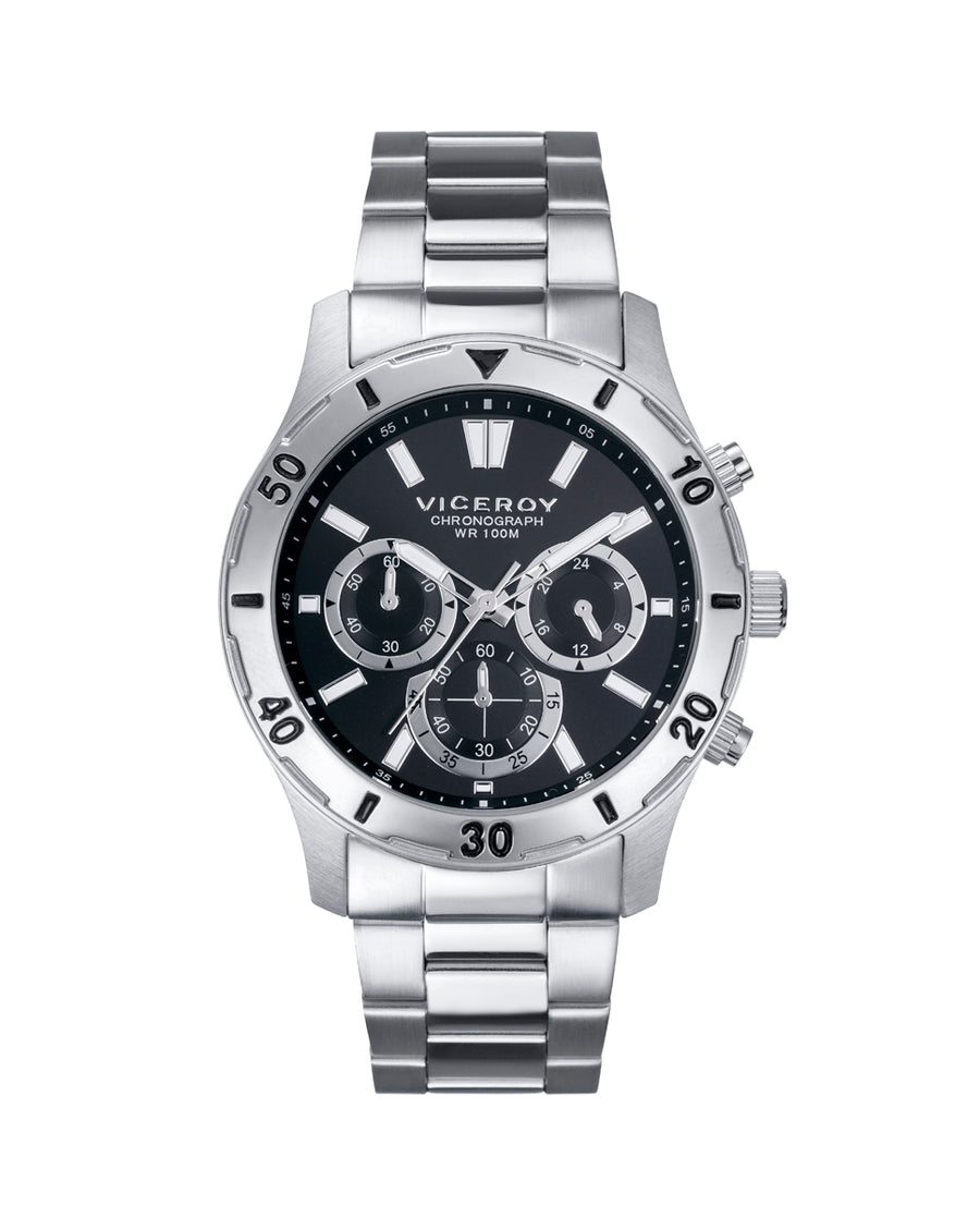 Crono Acero Brazalete Sr Va