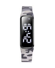 Pack Reloj Digital Acero Ip Azul Correa Niño Va