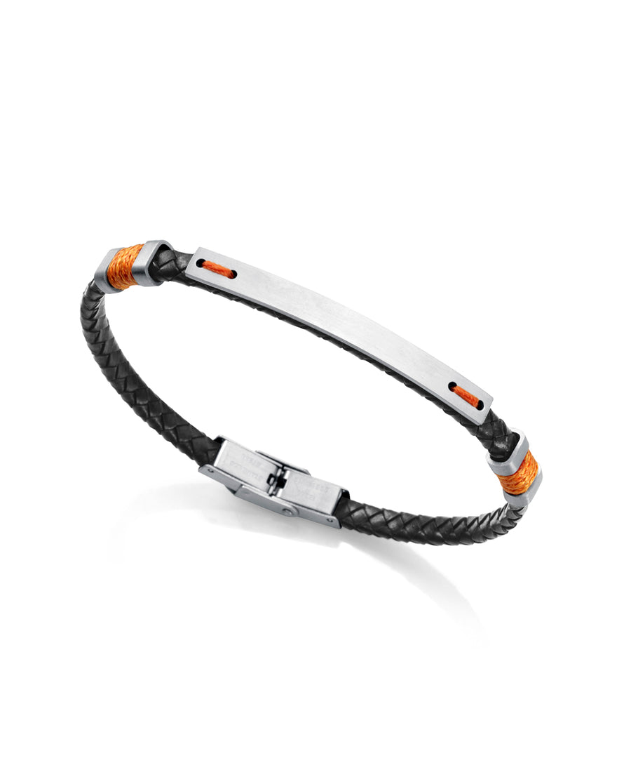 Puls Acero Piel Azul Cordón Ocre Sr Fn
