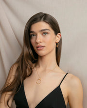 Collar Plata De Ley Baño Oro Circ Sra Jewels