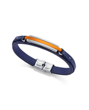 Puls Acero, Alum Naranja Y Piel Azul Sr Fn