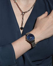 Pack Reloj Acero Brazalete Sra Va