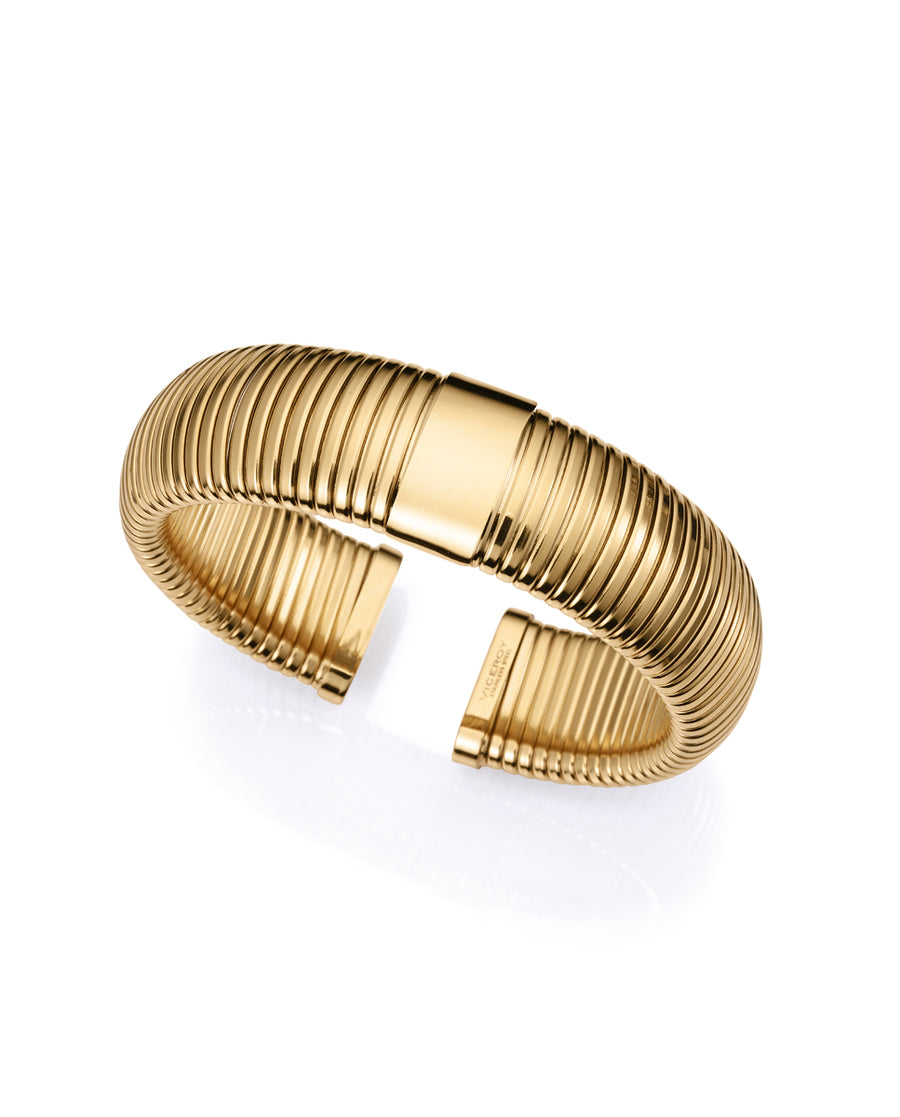 Bracelet En Acier Doré Ip Tubogas Sra Fashion