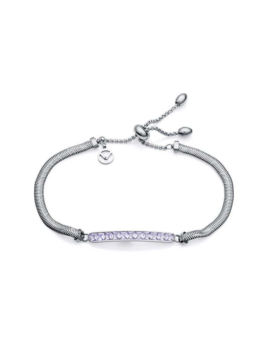 Pulsera Acero Circonitas Sra Fn