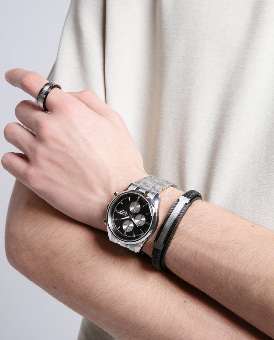 Crono Acero Brazalete Sr Va