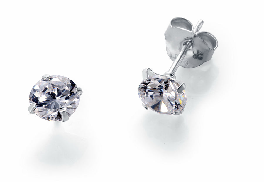 Pendientes Plata Y Circonita Sra Jewels