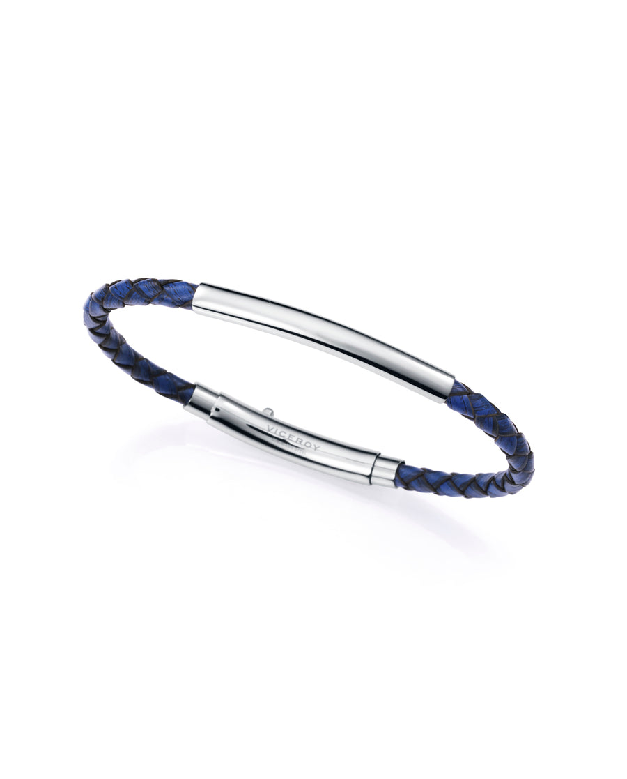 Puls Acero Y Piel Azul Sr Fashion