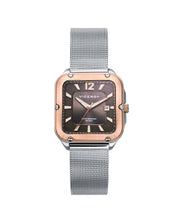 Reloj Acero Ip Rosa Brazalete Sra Va