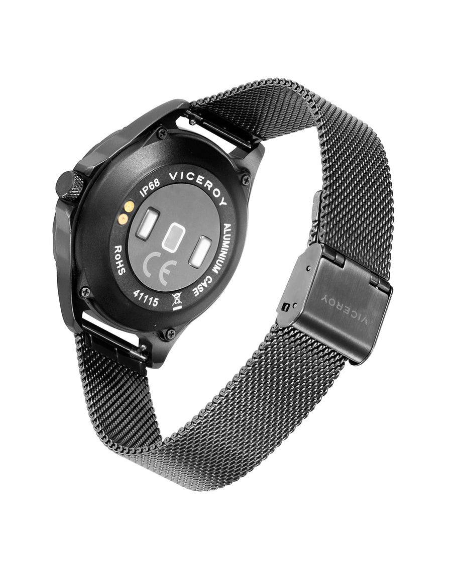 Pack Reloj Smart Aluminio Gris Brazalete Y Correa Niño Va