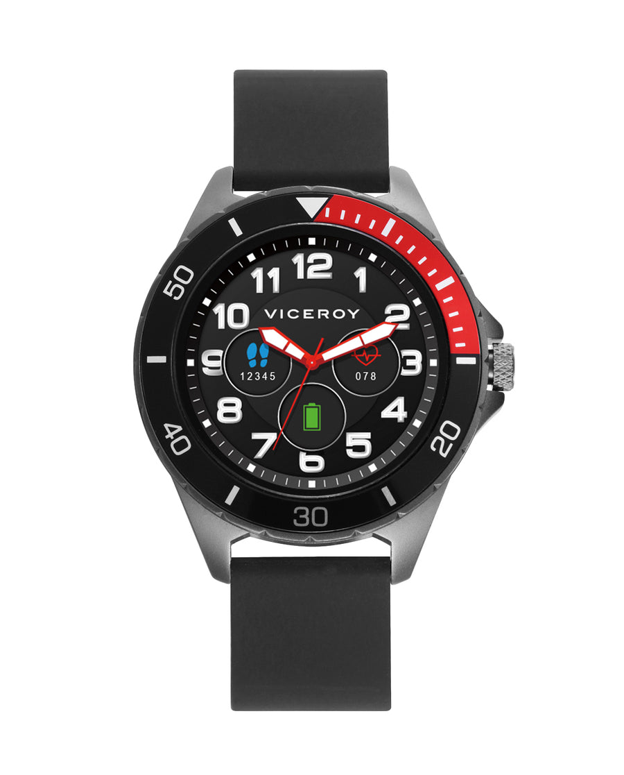 Pack Reloj Smart Aluminio Gris Brazalete Y Correa Niño Va