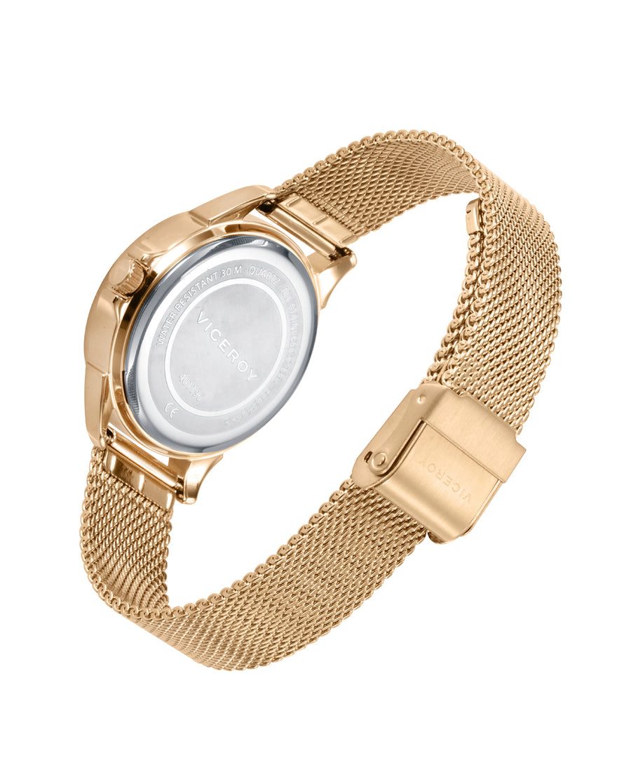 Multi Acero Ip Dorado Brazalete Sra Va