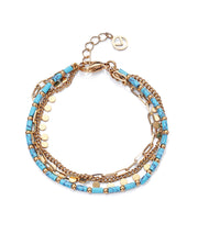 Puls Acero Ip Dorado Y Piedras Sra Fn