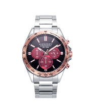 Chrono Stainless Steel Ip Rose Bracelet Man Va