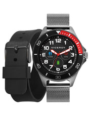 Pack Reloj Smart Aluminio Gris Brazalete Y Correa Niño Va