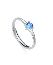 Anillo Plata De Ley Baño Rodio Circ Sra Jwls