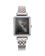 Reloj Acero Ip Rosa Brazalete Sra Va