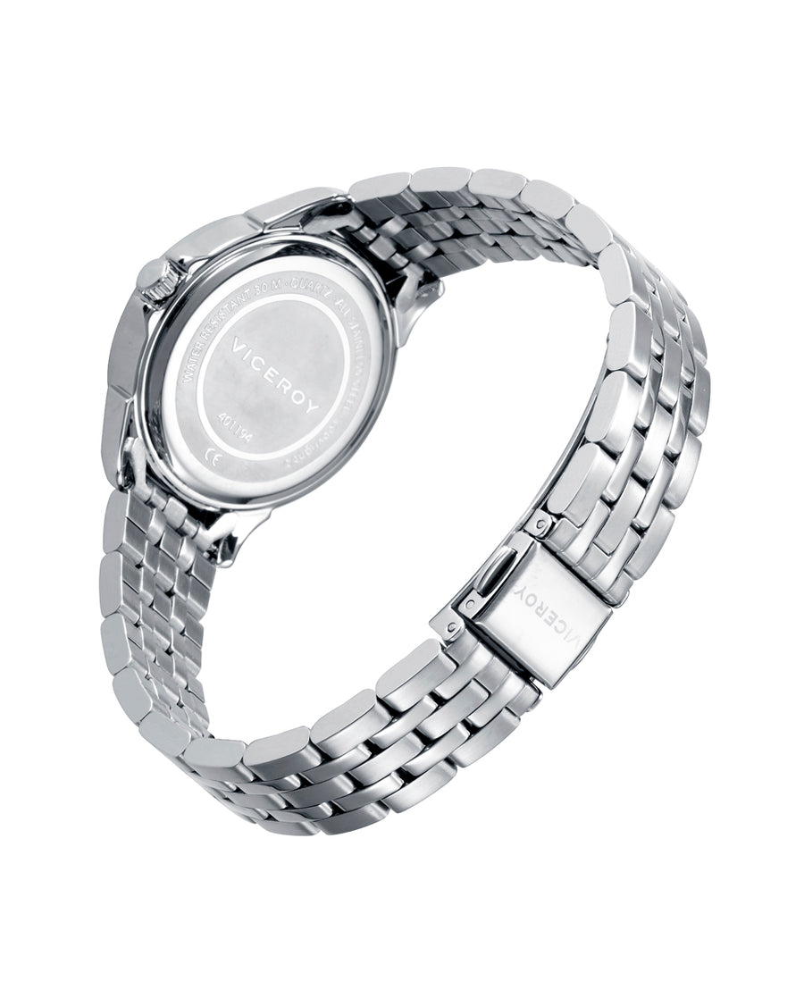 Pack Reloj Acero Brazalete Sra Va