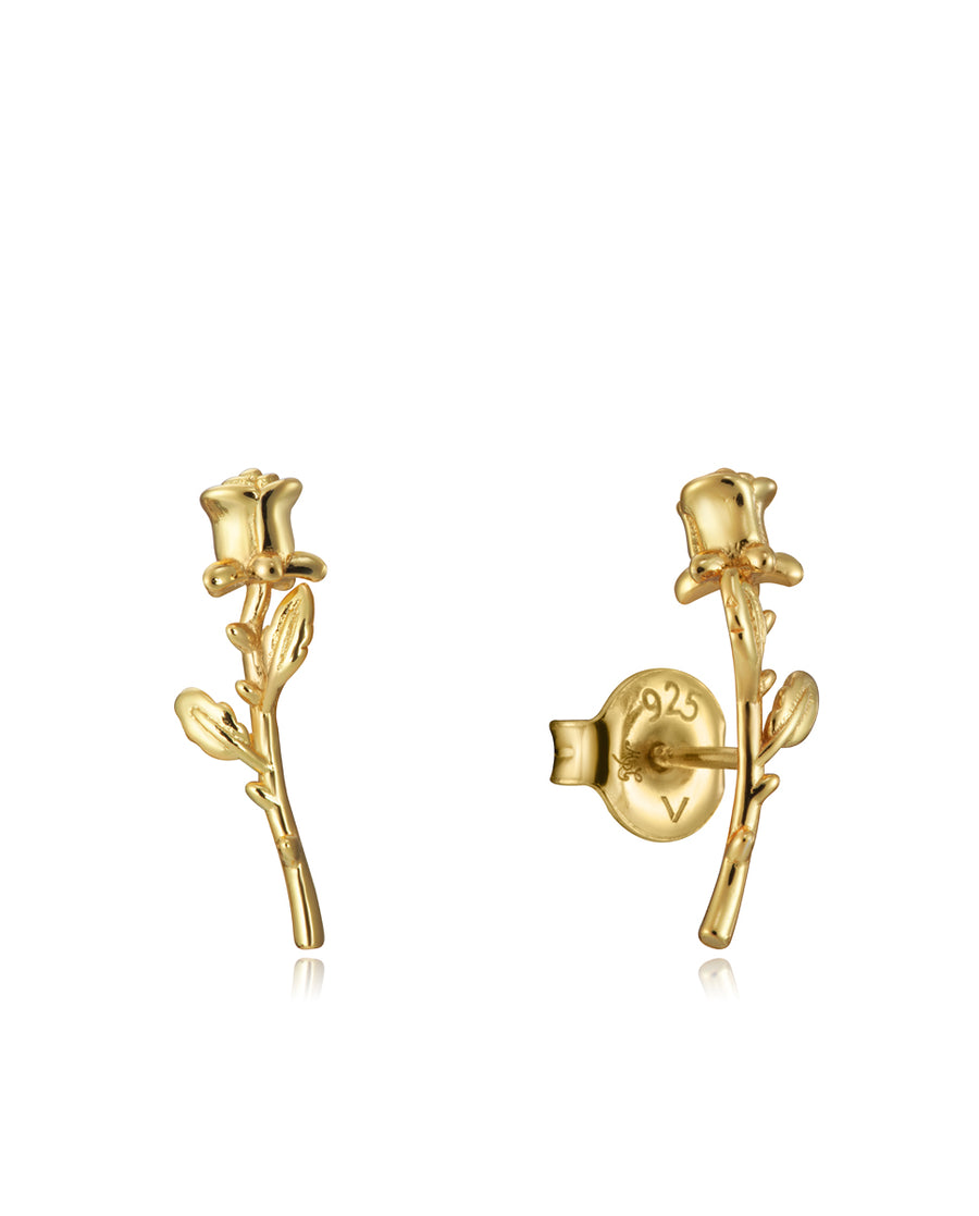 Pnd Sterling Silver Gold Rose Escalade Sra Joyaux
