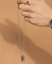 Collar Acero Con Placa Sr Fn