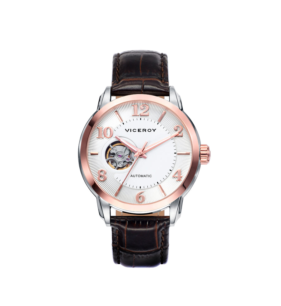 Reloj Mecánico Acero Bic Ipr Braz Sr Viceroy Luxu