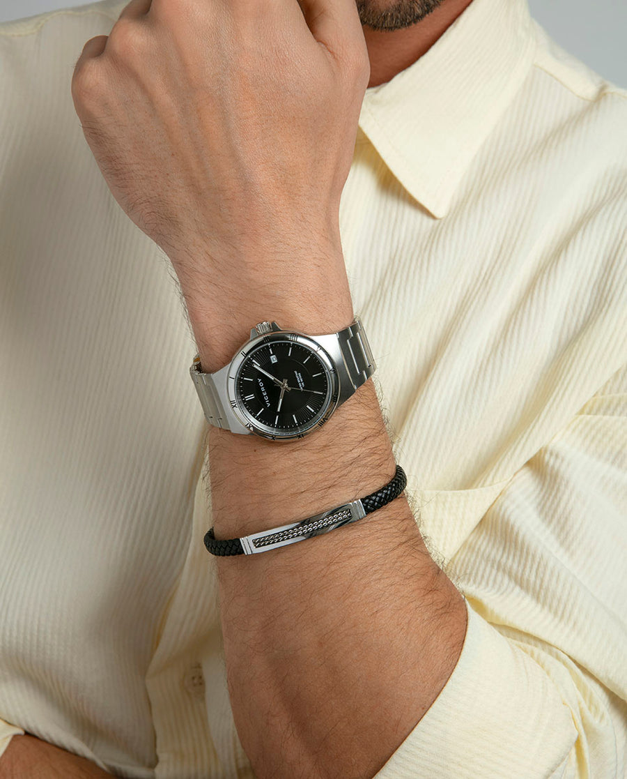 Reloj Acero Brazalete Sr Va