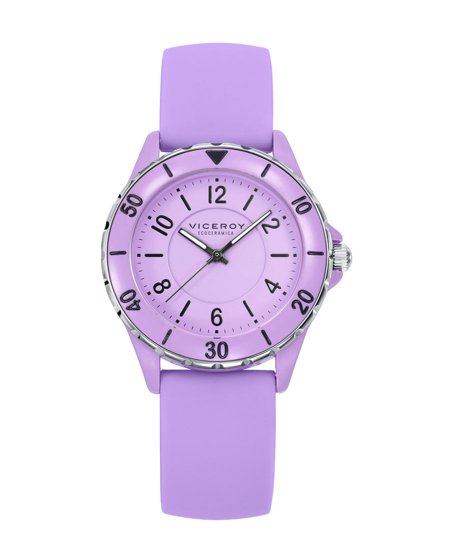 Biological Ceramic Watch Violet Bracelet Woman Va